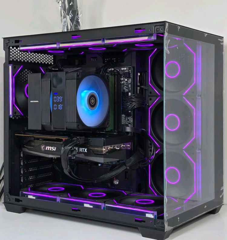 (새제품 반본체 공랙 블랙)9800X3D, 16GB, 1000W, 공랭최강, 방송게이밍컴퓨터본체 이미지