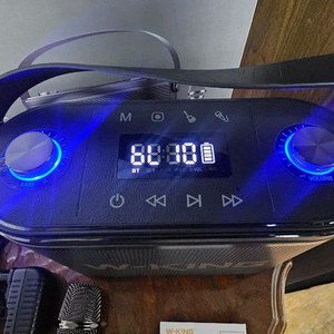 W-KlNG 더블유킹 블루투스 앰프 스피커 마이크 리모컨 포함 이미지