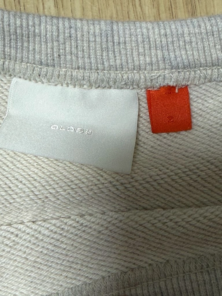 VTG 코튼 니트 크루넥 스웻셔츠 오트밀 이미지