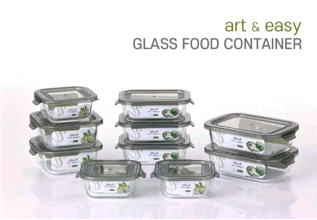 쉬젤 아티 내열유리용기 혼합 10종세트 세제품400ml x 3ea640ml x 2ea320ml x 3ea520ml 이미지