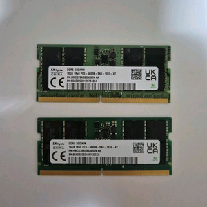 노트북 램 (하이닉스 A다이) DDR5 5600 32GB(16GB* 2) 이미지