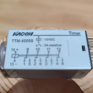 카콘 12V DC 타이머 + 소켓 10세트 이미지