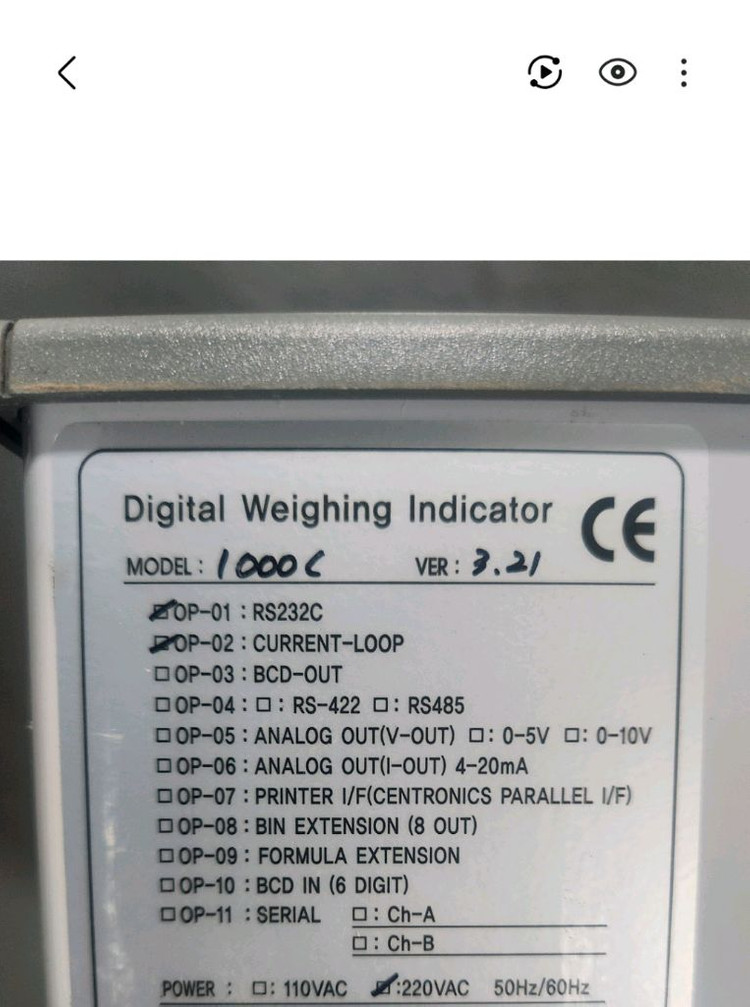 FINETRON FS-1000C 디지털 저울 인디케이터 이미지