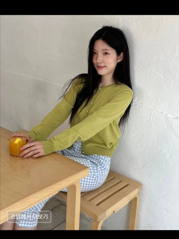 시눈 깅엄 카프리 팬츠 이미지