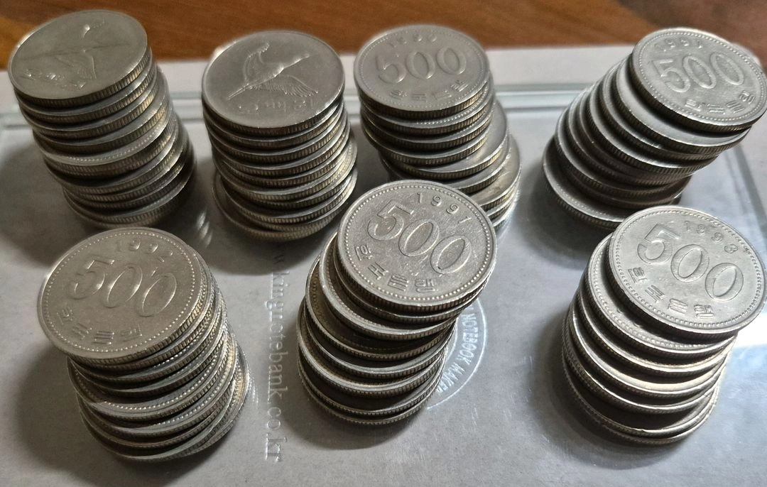 한국은행 500원동전 1984년도... 이미지