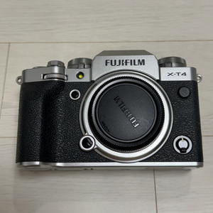 후지필름 X-T4 실버 카메라