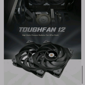 써멀테이크 TOUGHFAN 12 라디에이터 팬 2개 pc 컴퓨터 쿨러 냉각팬 이미지
