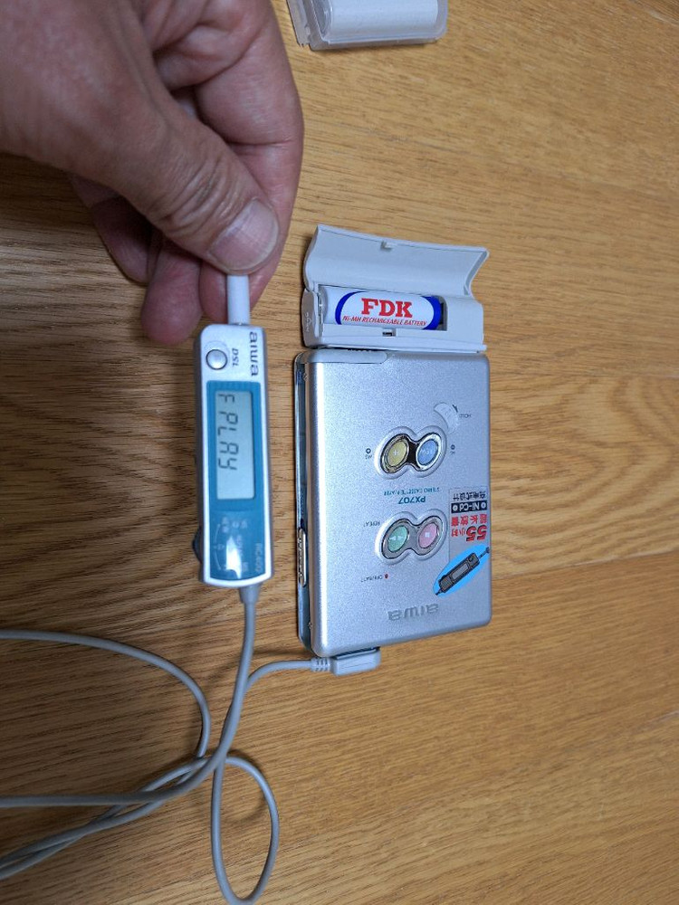 아이와 워크맨 카세트플레이어 PX707 실버 판매 이미지