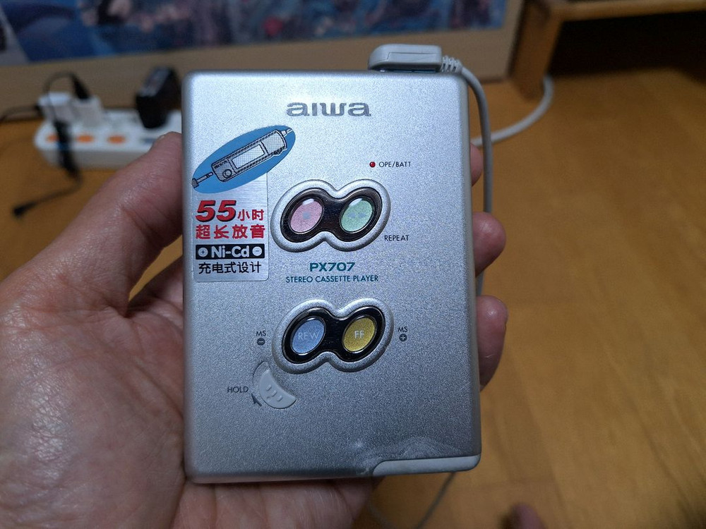 아이와 워크맨 카세트플레이어 PX707 실버 판매 이미지