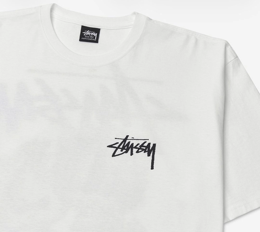 스투시 키튼 반팔 티셔츠 화이트 [L,XL] 이미지