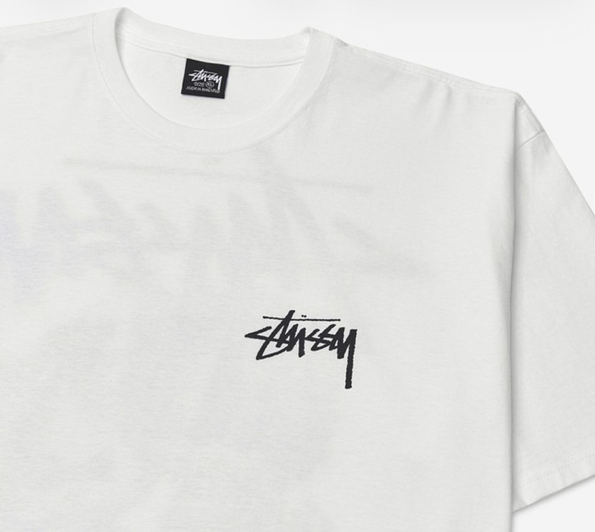 스투시 키튼 반팔 티셔츠 화이트 [M,L,XL] 이미지