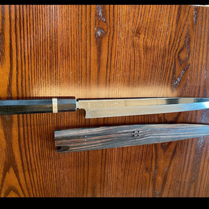 마사모토 옥청강 360mm 혼야끼 야나기바 사시미칼 팝니다 이미지