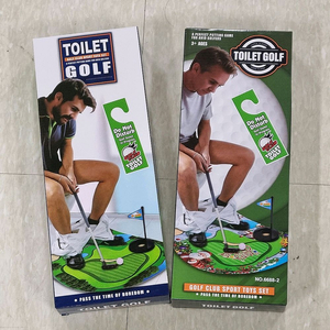 화장실 미니 골프 퍼팅 매트 세트(Toilet Golf Set) 이미지