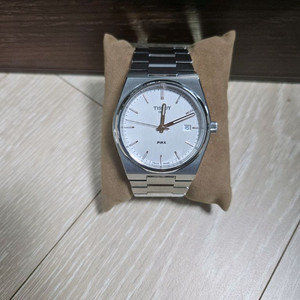 티쏘 PRX 쿼츠 화이트골드 40mm 이미지