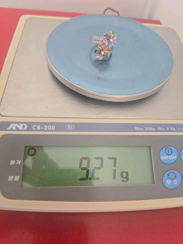18k천연석, 다이아 반지 이미지