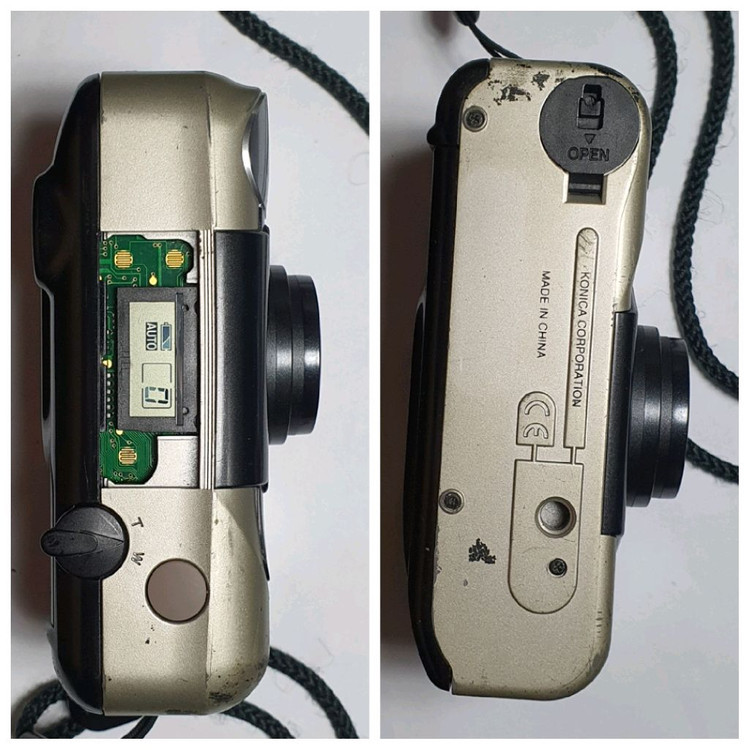 코니카 z-up 70 super 필름카메라 / 빈티지 레트로 로모 앤틱 y2k 감성 필카 일본 인테리어 이미지