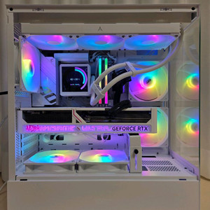 9800x3d, b850m wifi, rtx 5080 화이트 초고사양pc 이미지