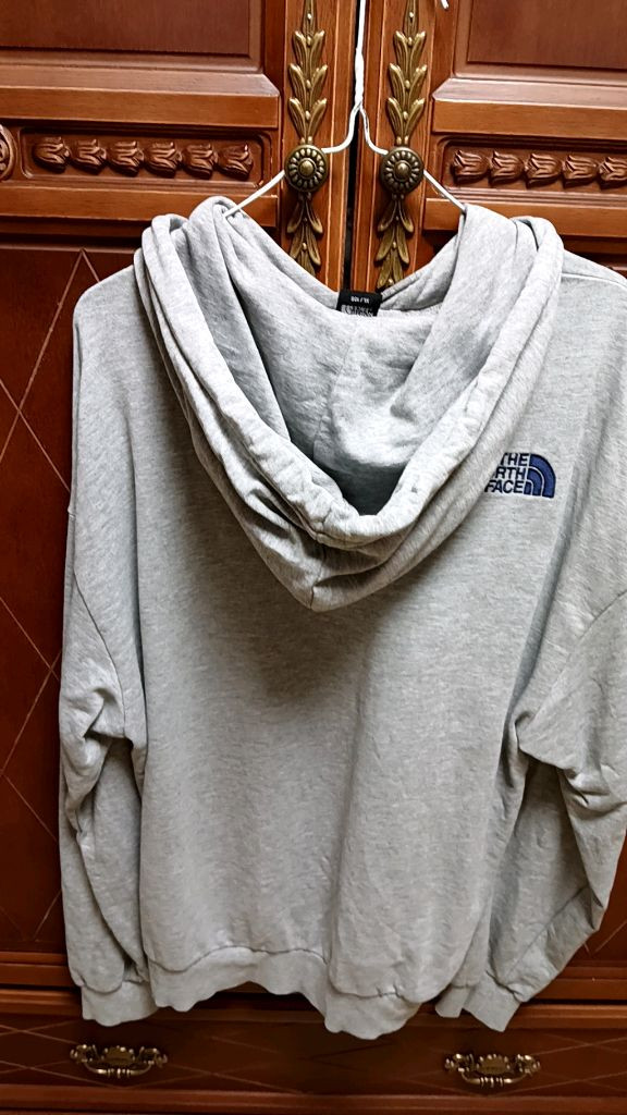 노스페이스 그레이 후드티 XL 이미지