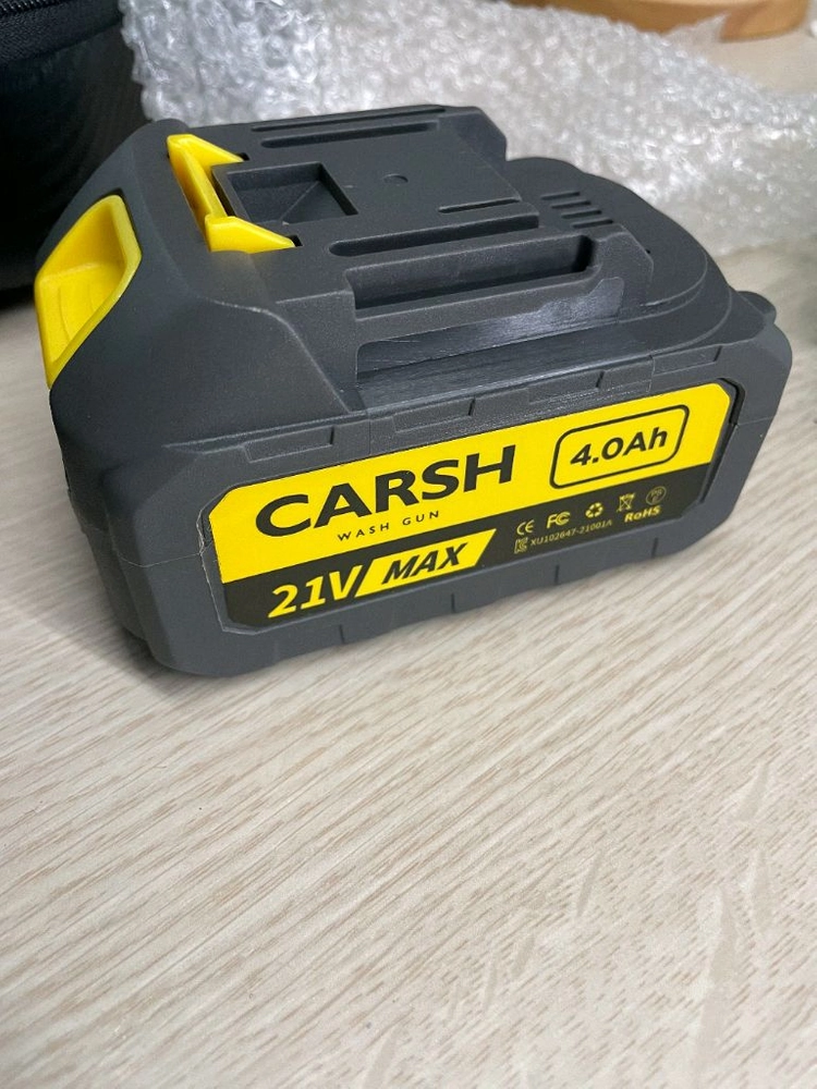 CARSH 무선 고압세척기 XS-003 풀세트( +추가 배터리)휴대용 고성능 세차 청소 텃밭 이미지