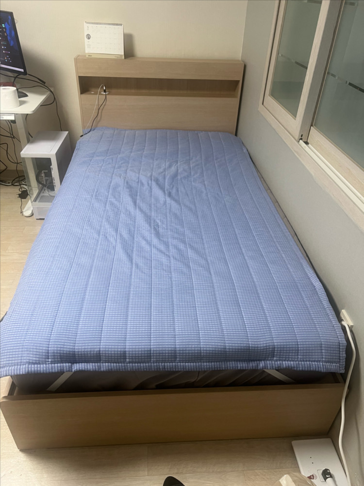 베드리움 파인드 LED 서랍형침대(SS) 팝니다. 이미지