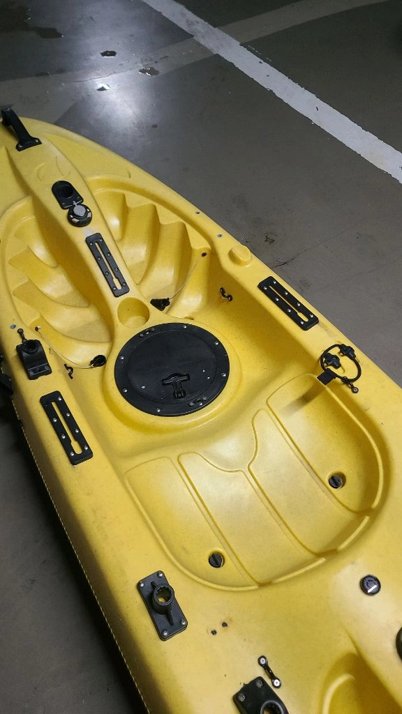 k2 스커드카약 2인승 18lb 가이드모터 어탐 전동카약 보조배 이미지