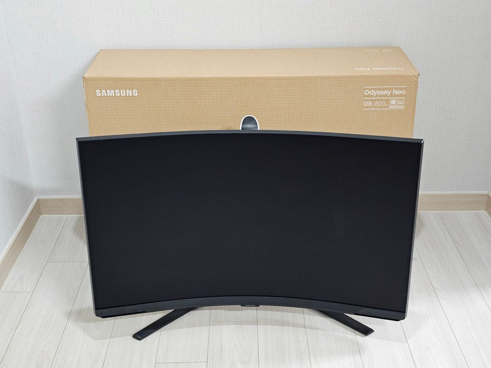 삼성 S32BG850 오디세이 네오 G8 4K 32인치 커브드 HDR 1000 miniLED 모니터 천안 이미지