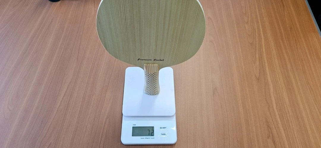 70g대경량.탁구라켓.주문제작)7겹 히노키특주 FL ST CS여성.아이들.엘보우있는분들에게 강추ㅡ무게지정가능 70g 이미지
