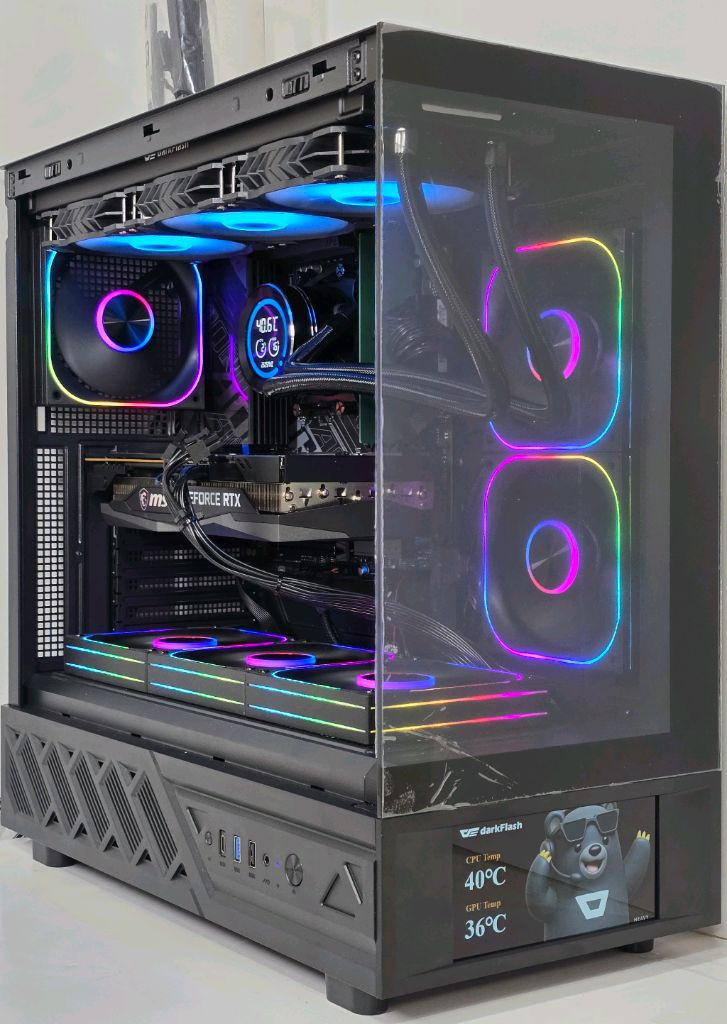 (9850X3D 새제품 수랭)RTX5080, 32GB,B850M,수랭쿨러,1050W GOLD,방송게이밍컴퓨터본체 이미지