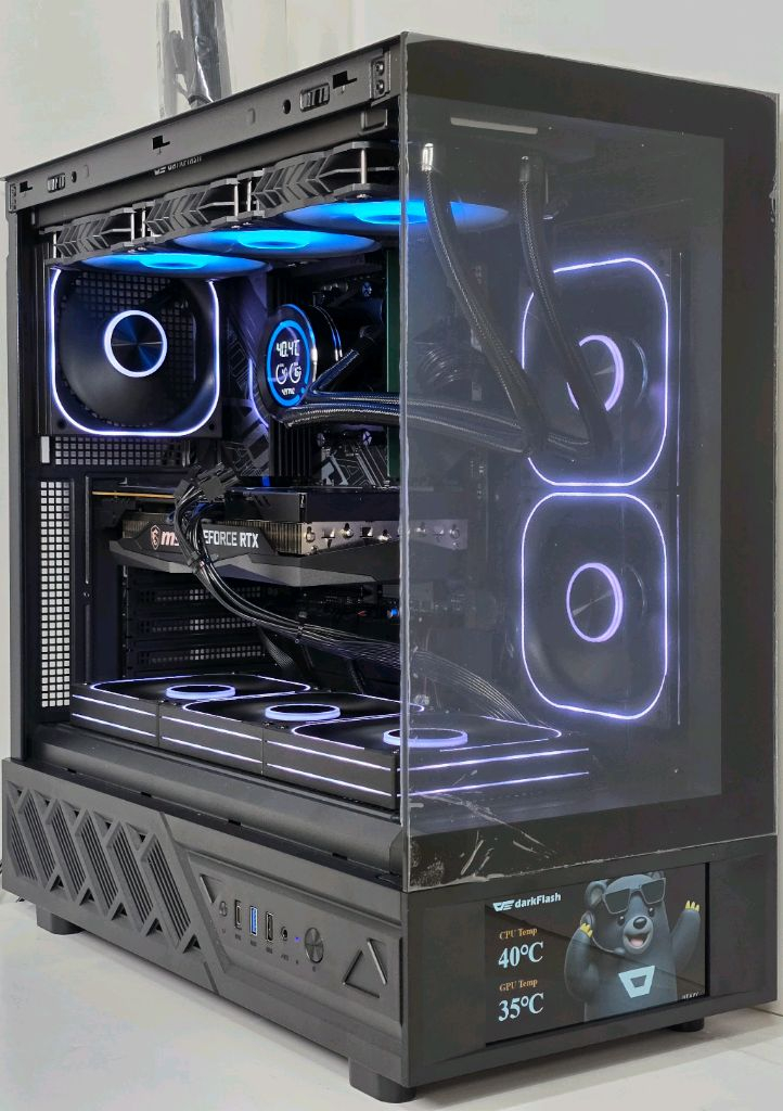 (9850X3D 새제품 수랭)RTX5080, 32GB,B850M,수랭쿨러,1050W GOLD,방송게이밍컴퓨터본체 이미지