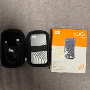 WD SSD 500GB 외장하드 이미지