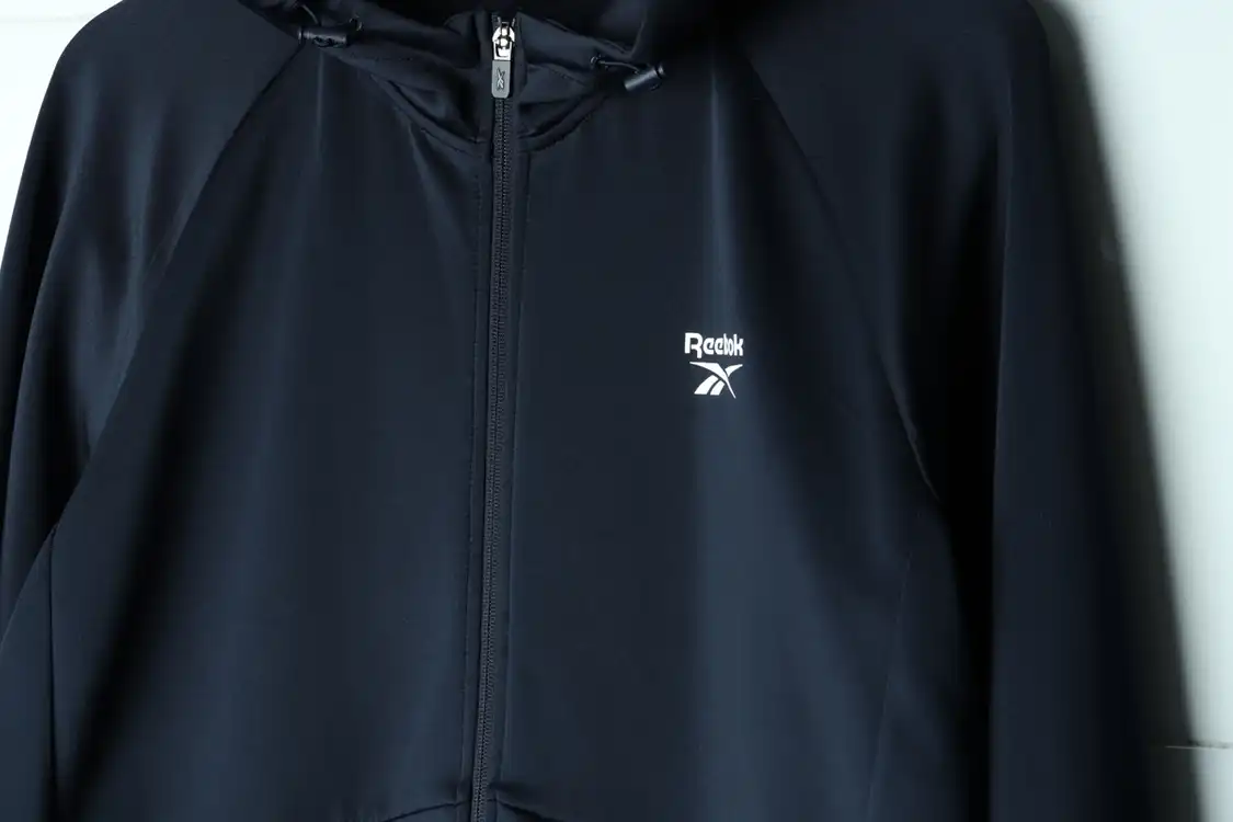 (L-XL) 리복 집업 바람막이 점퍼자켓 져지 후드 이미지