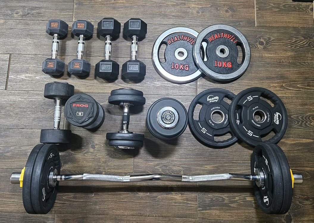 대전 -이지바세트 30kg / 아령 5,7,10,15kg X 2세트 / 원판10kg X 2세트 이미지