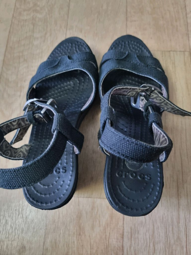 크록스 웨지힐 샌들 w4 210 이미지