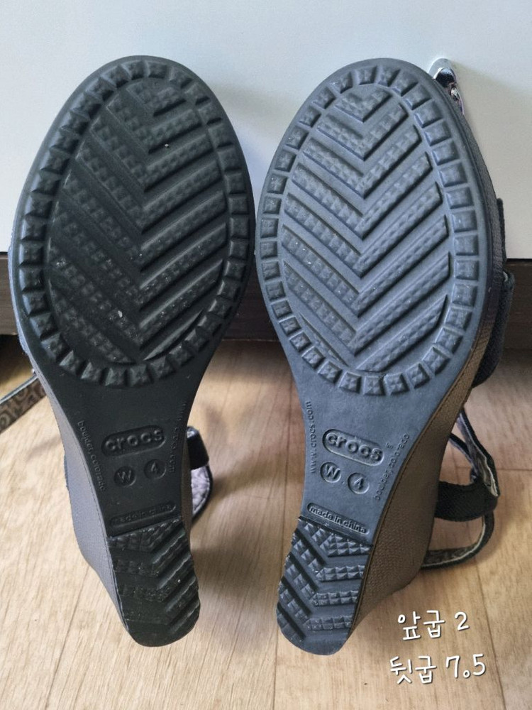 크록스 웨지힐 샌들 w4 210 이미지