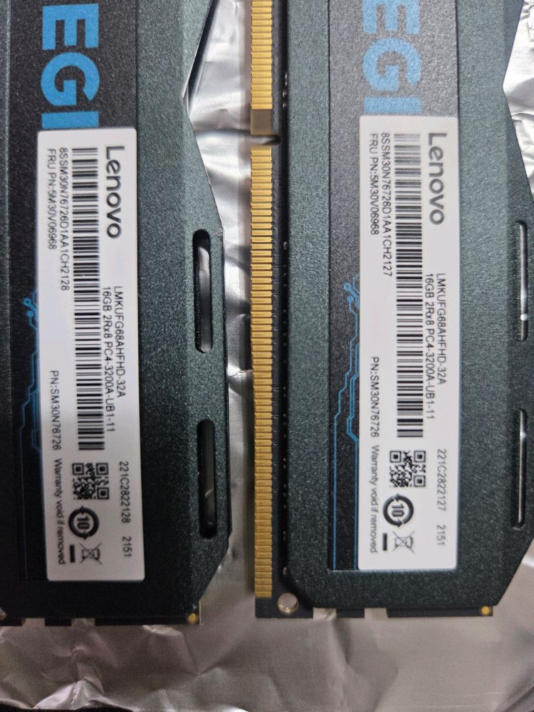 레노버 ddr4 32gb 16GBx2 3200mhz 이미지