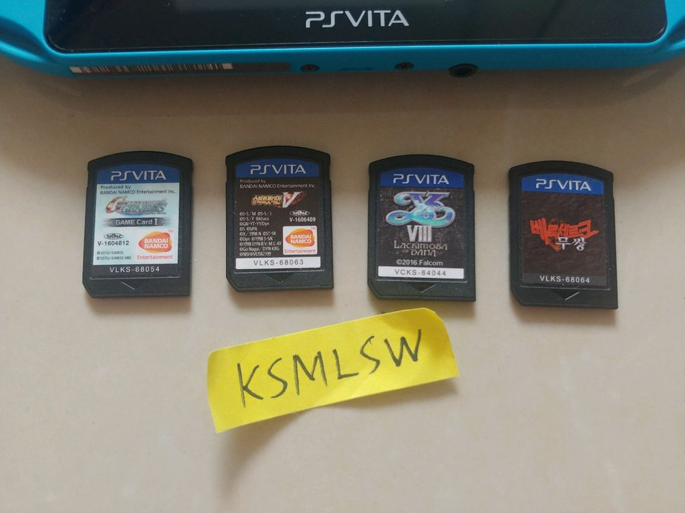 ps vita 2005 아쿠아블루 게임 4개 이미지