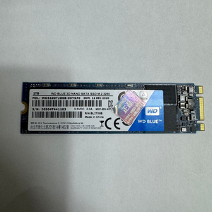 WD M.2 SATA 1TB SSD 판매합니다. 이미지
