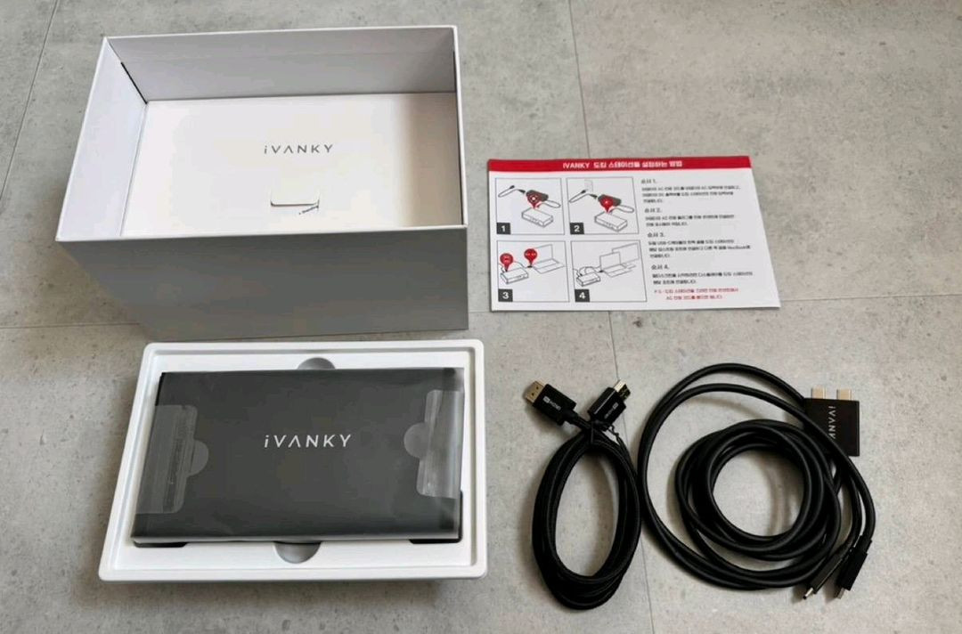 맥북 끝판왕 독 iVANKY FusionDock Max 1 풀박스 (M1,M2,M3,M4 Pro/Max 최적) 이미지
