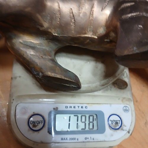 대형 호랑이 브론즈 조각상 이미지