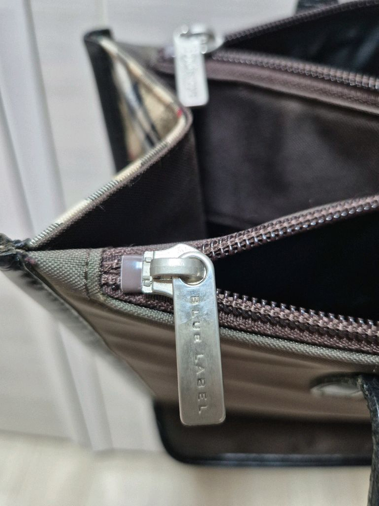 (정품) BURBERRY 버버리 숄더백 노바체크 블랙 가방 토트백 이미지