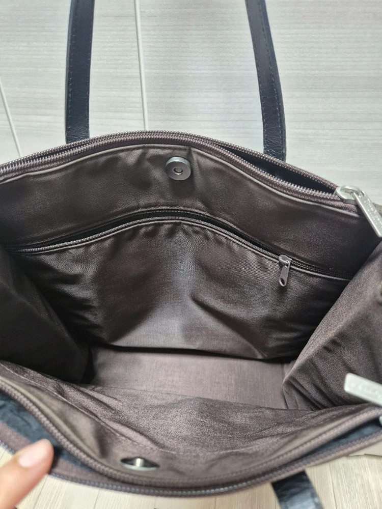 (정품) BURBERRY 버버리 숄더백 노바체크 블랙 가방 토트백 이미지