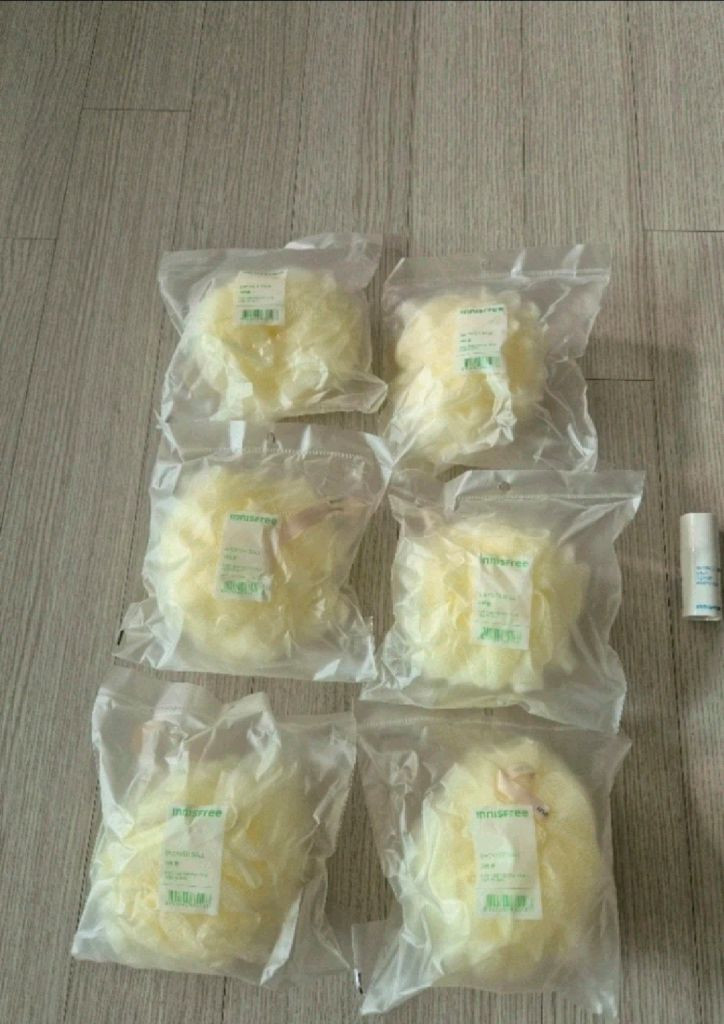 이니스프리 샤워볼 6개 일괄 이미지