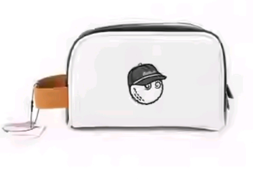 말본 파우치 새상품팝니다 그린, 화이트 2종류 손가방 볼가방 이미지