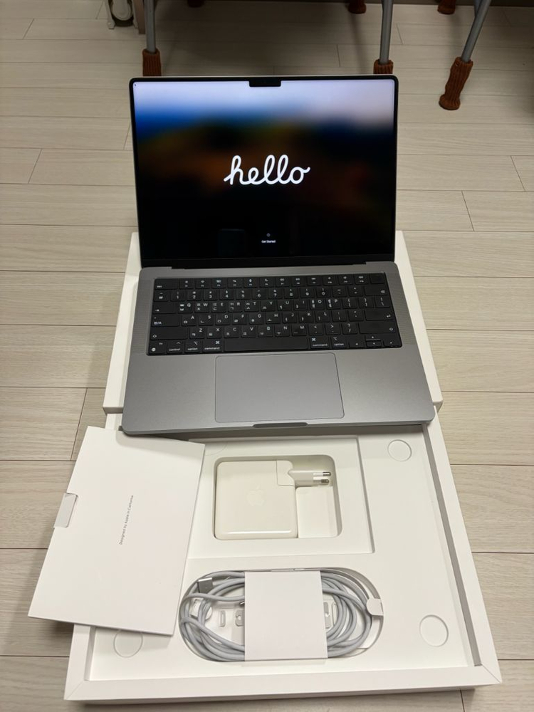 S급 ) 맥북 프로 M1 14인치 16gb 1tb 스그 배터리 100 이미지