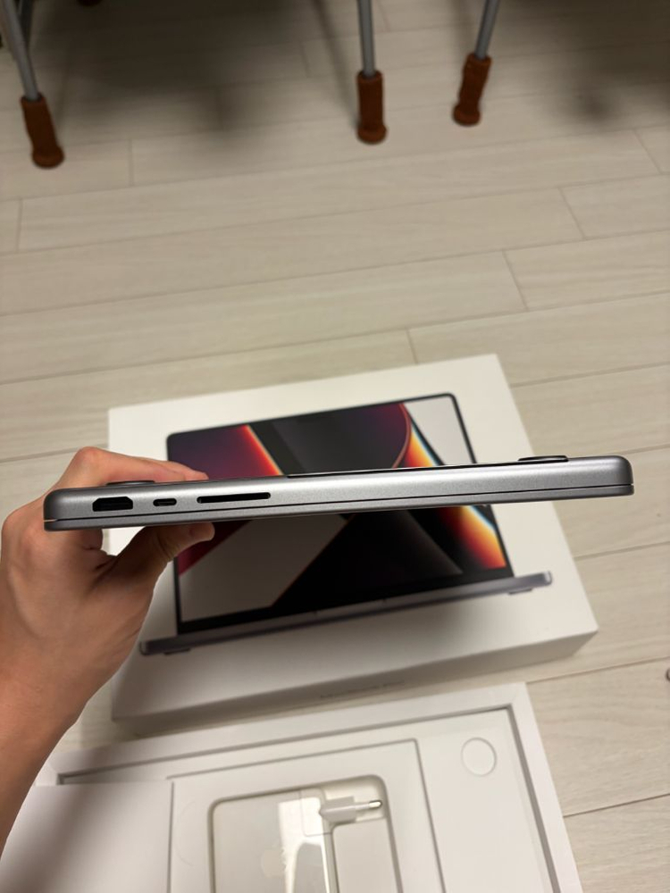 S급 ) 맥북 프로 M1 14인치 16gb 1tb 스그 배터리 100 이미지