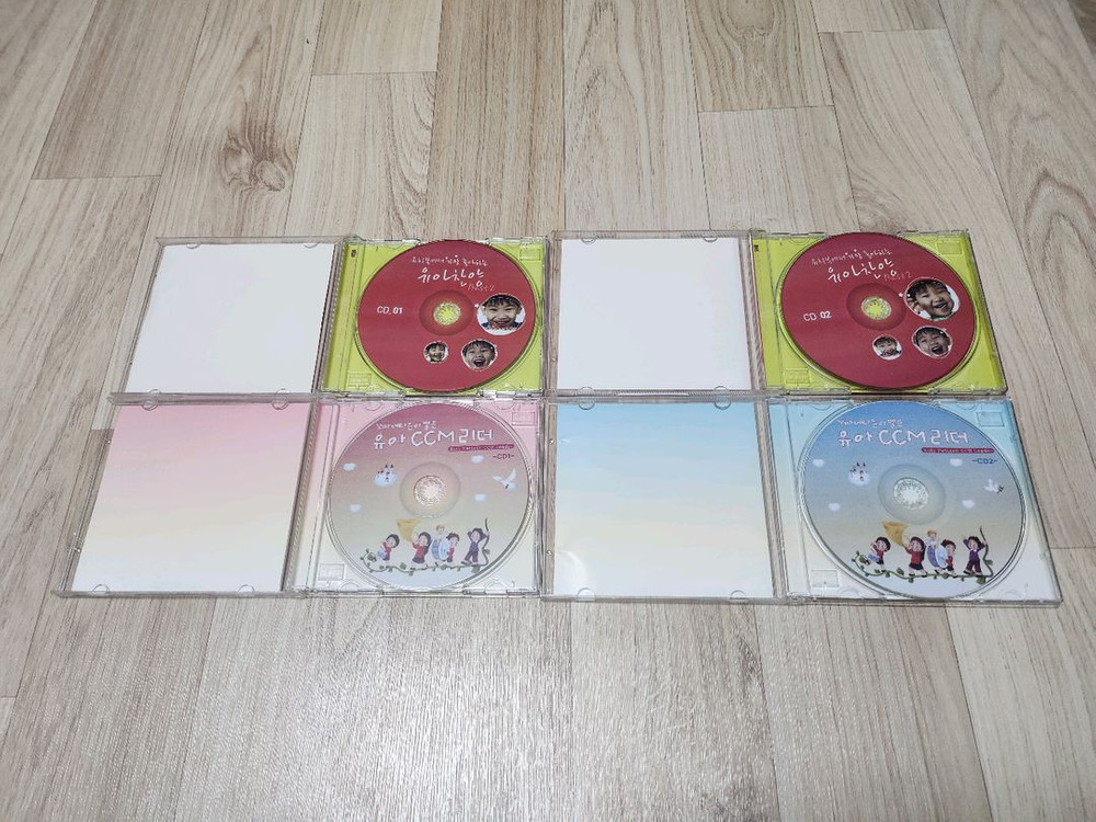 유아찬양 & 영어 CCM 음반 CD 모음(총7장) 이미지