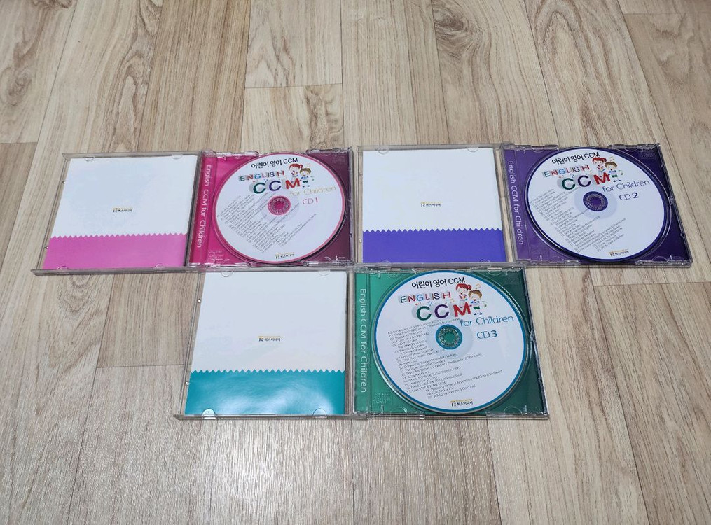 유아찬양 & 영어 CCM 음반 CD 모음(총7장) 이미지