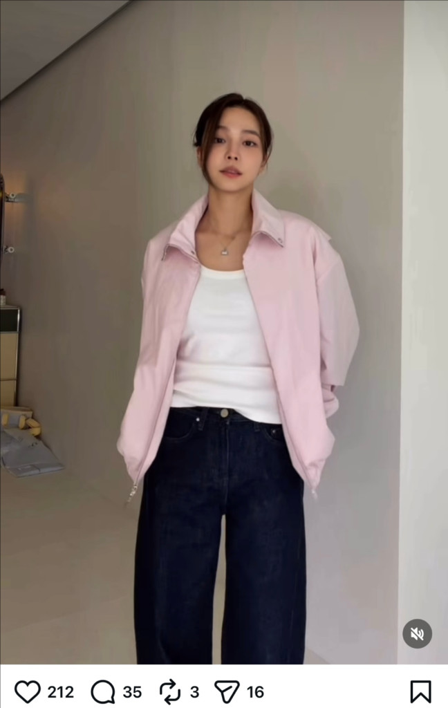 씨에씨 바람막이자켓 인디핑크 이미지