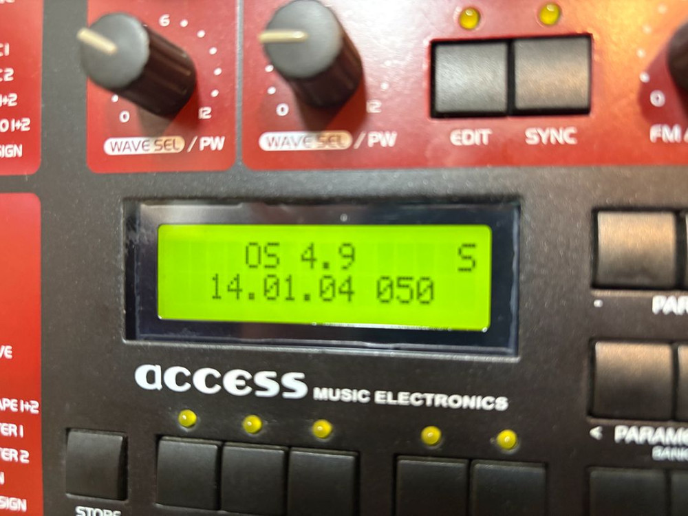 [엑세스바이러스] Access Virus B 빈티지 디지털 신디사이저 랙 이미지