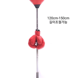 키즈 복싱 펀칭볼 세트 (120-150cm)+ 추가권투글러브+ 킥미트1개(복싱미트)팝니다. 이미지